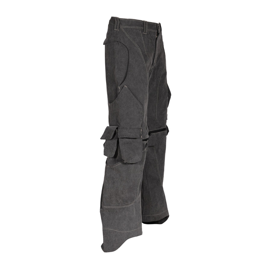 Charcoal saddle cargos