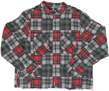 Multi Plaid Scarf Flannel