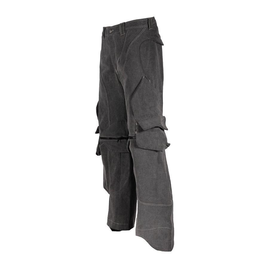 Charcoal saddle cargos