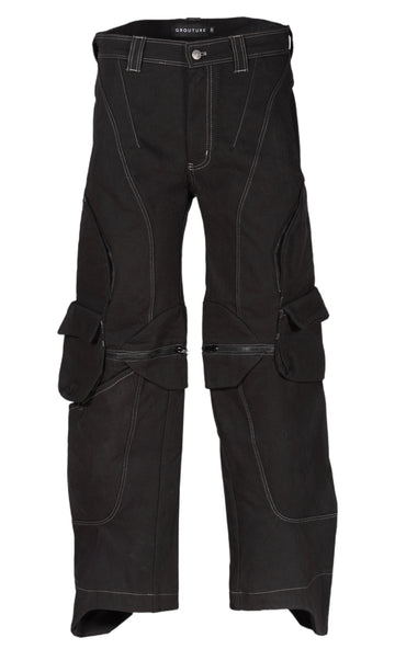 Black saddle cargos