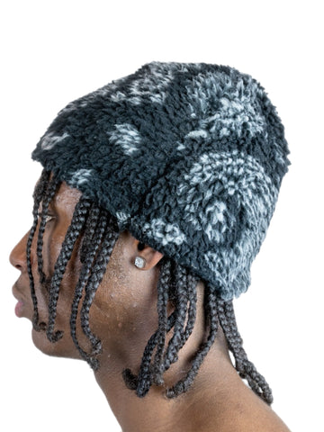 Paisley Sherpa Beanie