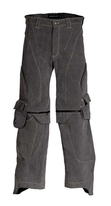 Charcoal saddle cargos