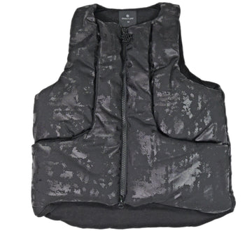 Painted Cropped Cargo vest