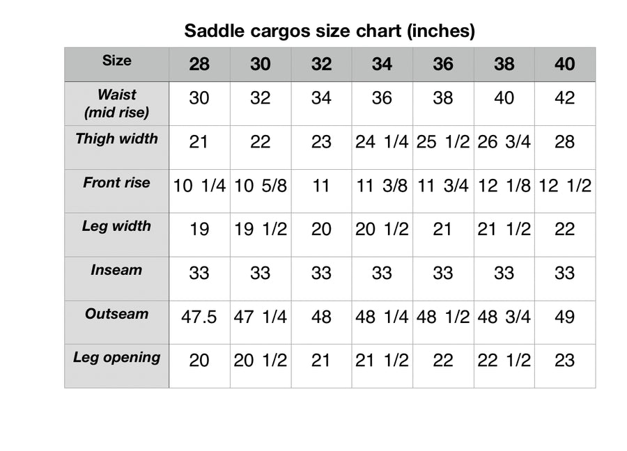 Saddle Cargos